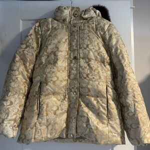 Authentic coach puffer coat